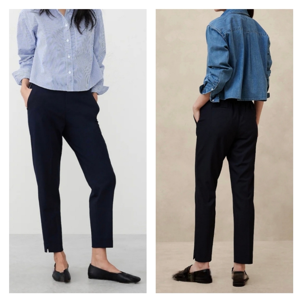 Banana Republic Hayden‎ Tapered Ankle Pant Blue